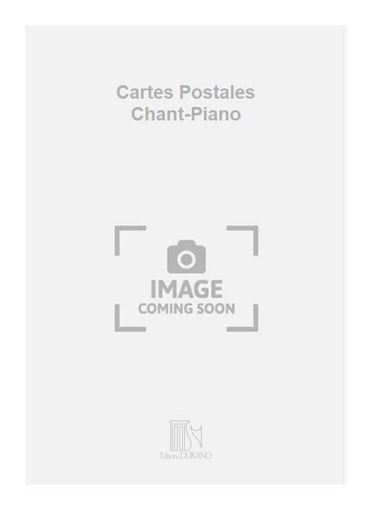 Cartes Postales Chant-Piano